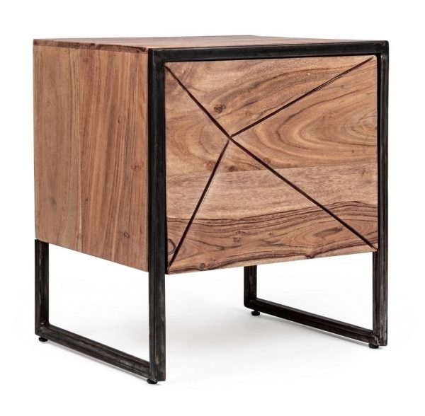 Chevet en bois d'acacia