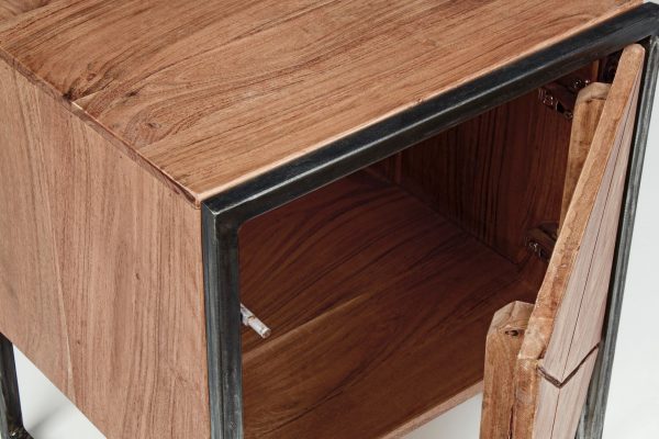 Chevet en bois d'acacia – Image 3